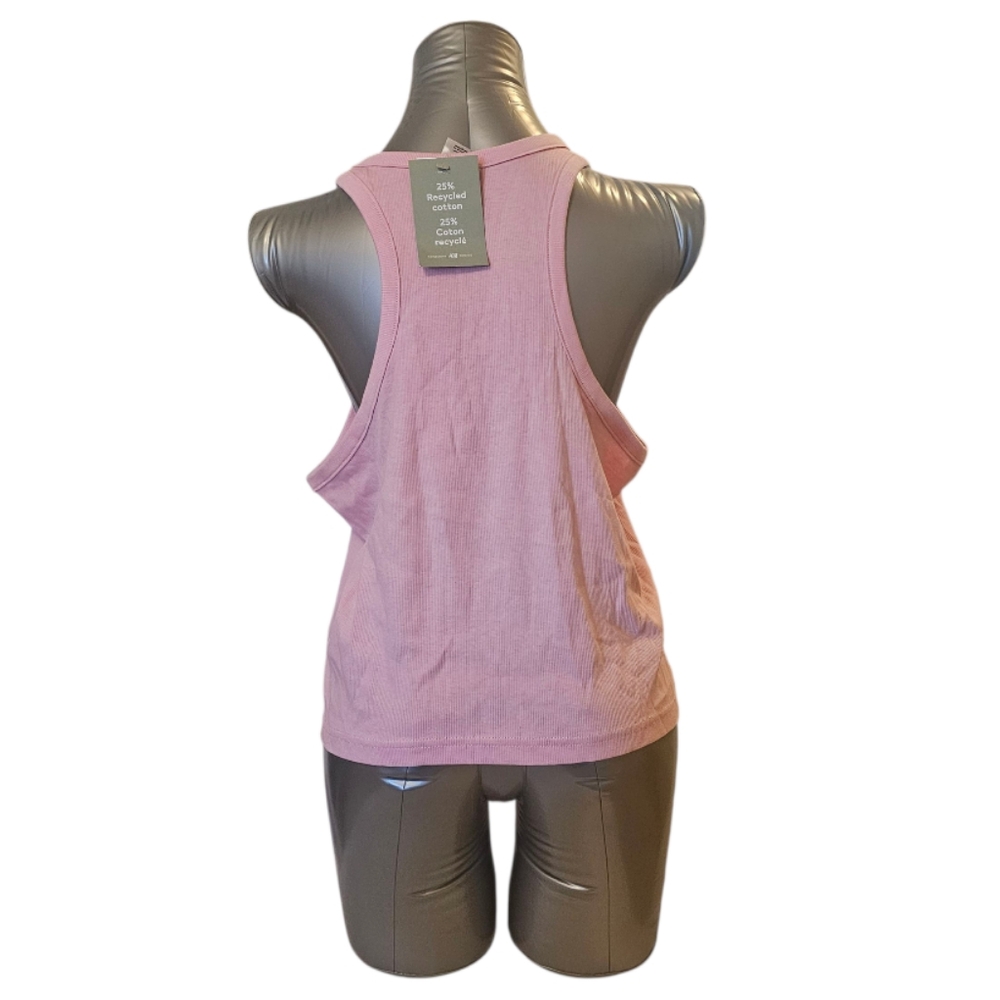 Pink Divided H&M Women's Ribbed Tank Top - Picture 3 of 10